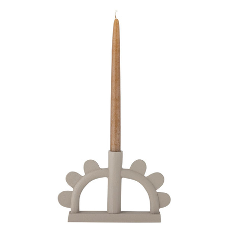 Kanza Candle Holder, Nature, Aluminum