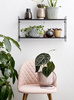 North Shelf, Black, MDF