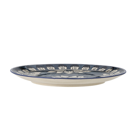 Karlie Plate, Blue, Stoneware