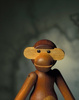 Wooden decoration KAY BOJESEN Monkey large natural