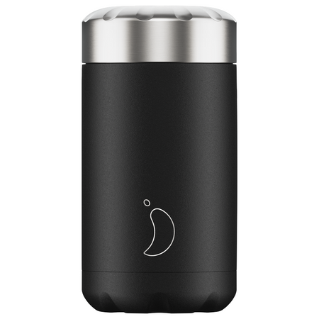 Chilly'S Thermal Food Container Monochrome Series | 500Ml | Black