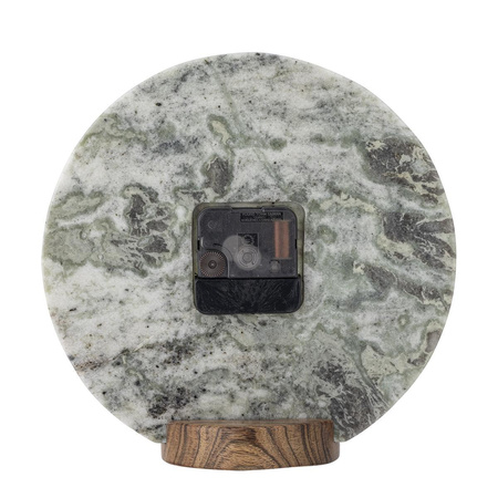 Joakim Table Clock, Grey, Marble