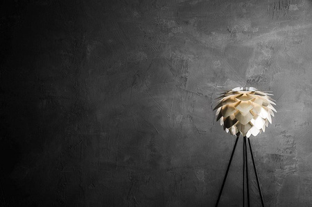 Lampshade UMAGE SILVIA MINI BRUSHED BRASS brass size S