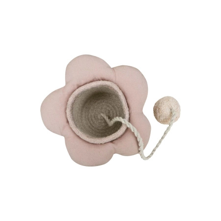 Kosz Lorena Canals FLOWER różowo szary