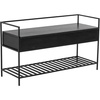 Abelone Bench, Black, FSC 100%® Mango