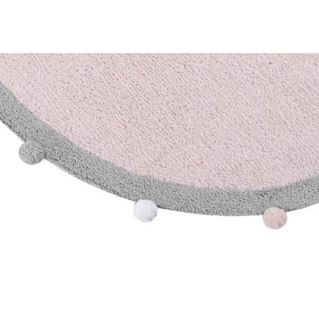 Dywan bawełniany Lorena Canals BUBBLY szary Ø120 cm