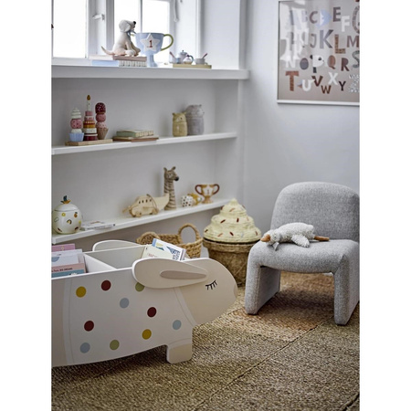 Neel Chair, Grey, Polyester
