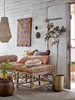BLOOMINGVILLE DELVA purple cushion
