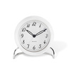 LK Table clock Ø11 cm white