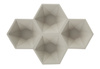 Pojemnik Zuiver Hexagon biały