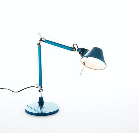ARTEMIDE Tolomeo Micro desk lamp blue