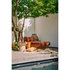 Stoneware side table terra