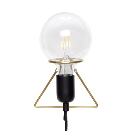 Modern HÜBSCH wall lamp gold black