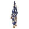 Eviaya Throw, Blue, Recycled Cotton