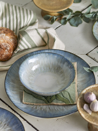 Calen Bowl, Blue, Stoneware