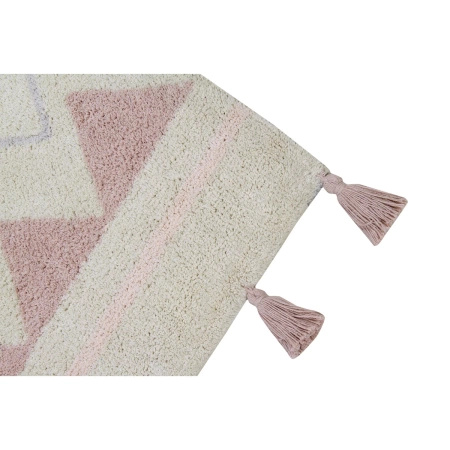 Dywan bawełniany Lorena Canals AZTECA beżowy 160 x 120 cm