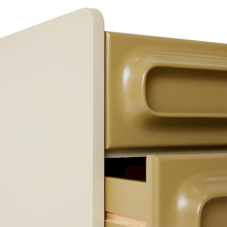 Space nightstand, sage/cream