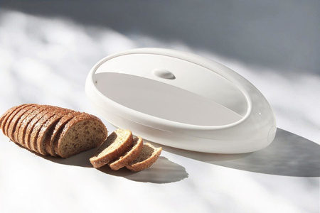 Bread bin ALESSI Gnam black (outlet)