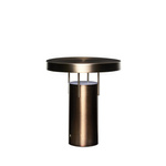 HÜBSCH BRINGME brass and silver table lamp