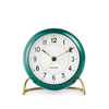 Station Table clock Ø11 cm green/white