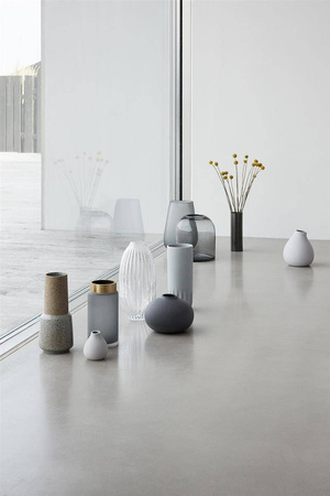 HÜBSCH WHITE vase white