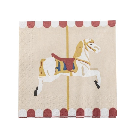 Zestaw 20 serwetek Bloomingville MERRY-GO-ROUND