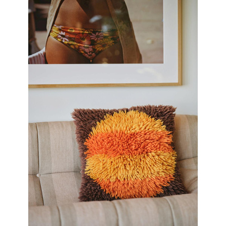 Poduszka hkliving FLUFFY wielokolorowa rozmiar 55x55 cm