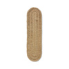 Soleil jute runner oval (80x300cm)