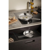 Patelnia Eva Trio STAINLESS STEEL srebrna Ø28 cm
