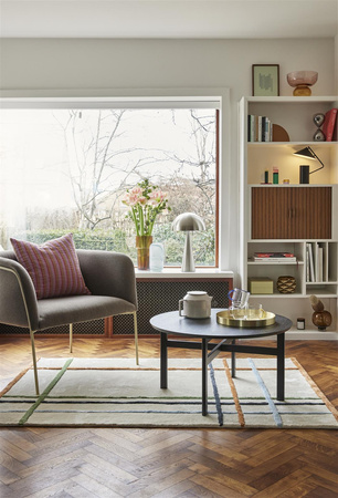 Stolik kawowy Hübsch FJORD czarny