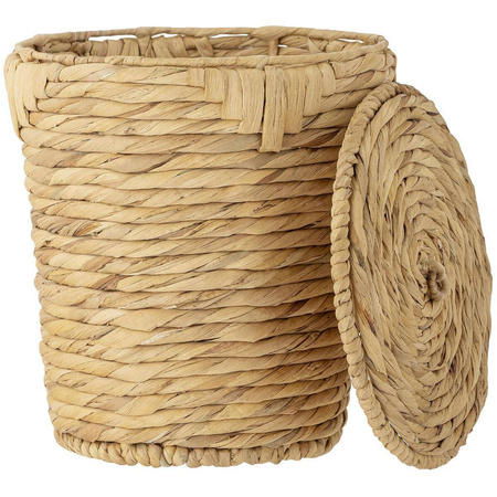 Kosz Z Pokrywką Bloomingville PERI naturalny