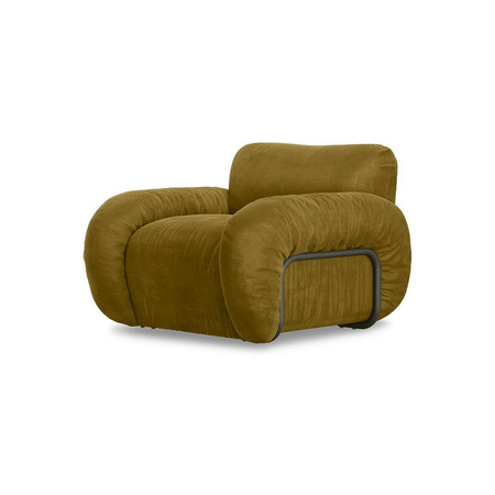 Arc lounge fauteuil, frame ash, royal velvet, olive