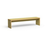 Ławka HKLIVING SIMPLY zielona rozmiar 180 cm