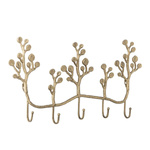 Padova Coat Rack, Brass, Metal