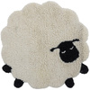 Dolly Rug, White, Wool