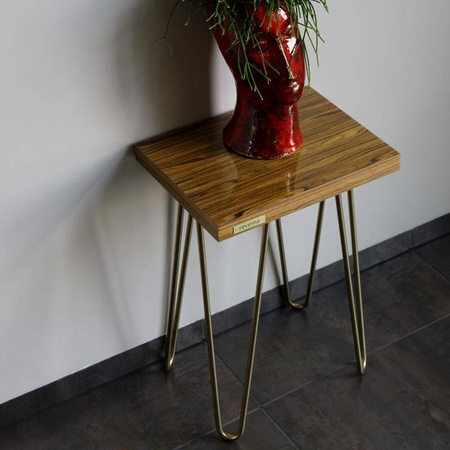 REVEMA AURUM brown side table