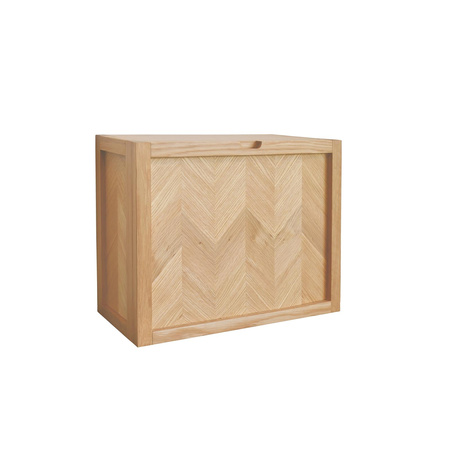 Szafka na buty Hübsch HERRINGBONE naturalna