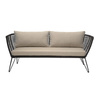 Sofa ogrodowa Bloomingville Mundo czarna