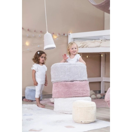 Puf Lorena Canals CHILL IVORY biały