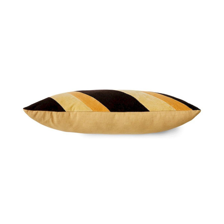 Striped velvet cushion Fame (60x35cm)