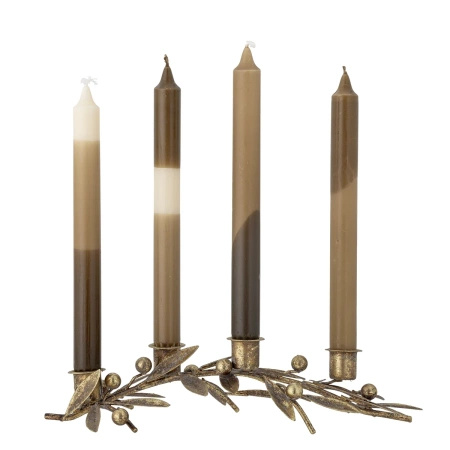 Świecznik Bloomingville MIRABEL złoty