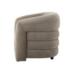 Joel Lounge Chair, Grey, Polyester