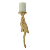 Seyara Wall Candle Holder, Gold, Polyresin