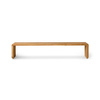 Ławka HKLIVING SLATTED naturalna rozmiar 180 cm