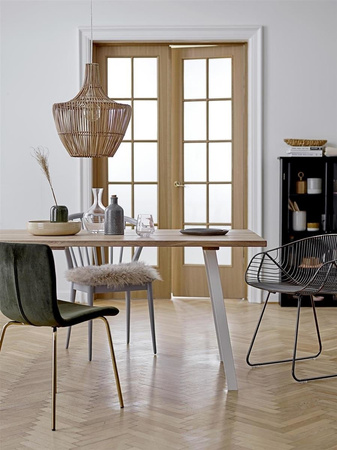 Talerz Bloomingville Neri czarny rozmiar M