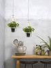 Hanging lamp, plant holder Florence 52x19cm, white