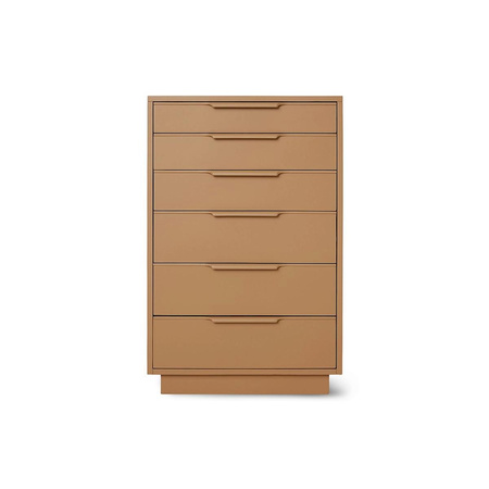 Chest of 6 drawers camel