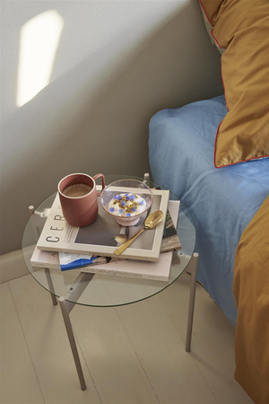 HÜBSCH BEAM yellow side table