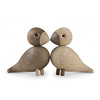 Wooden decoration KAY BOJESEN Birds in love natural