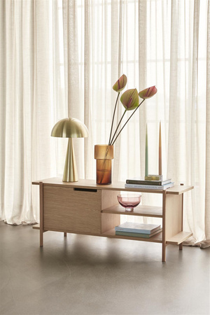 HÜBSCH MUSH brass table lamp